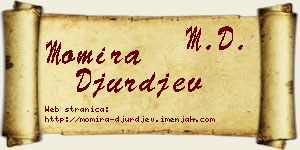 Momira Đurđev vizit kartica